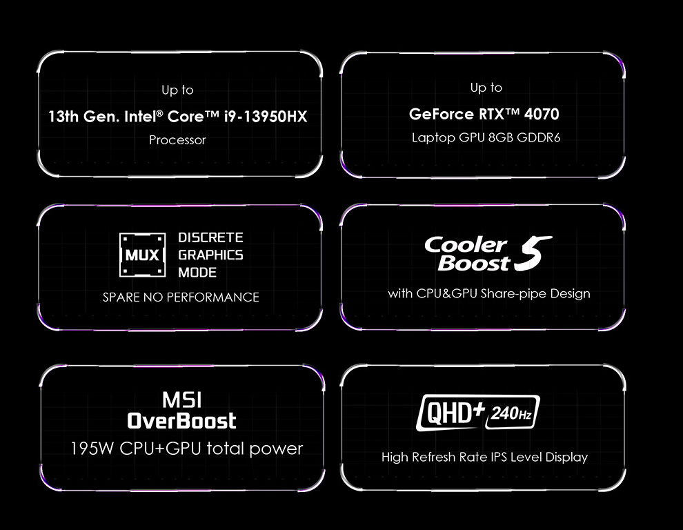 MSI GE Series Raider GE68HX Gaming Laptop